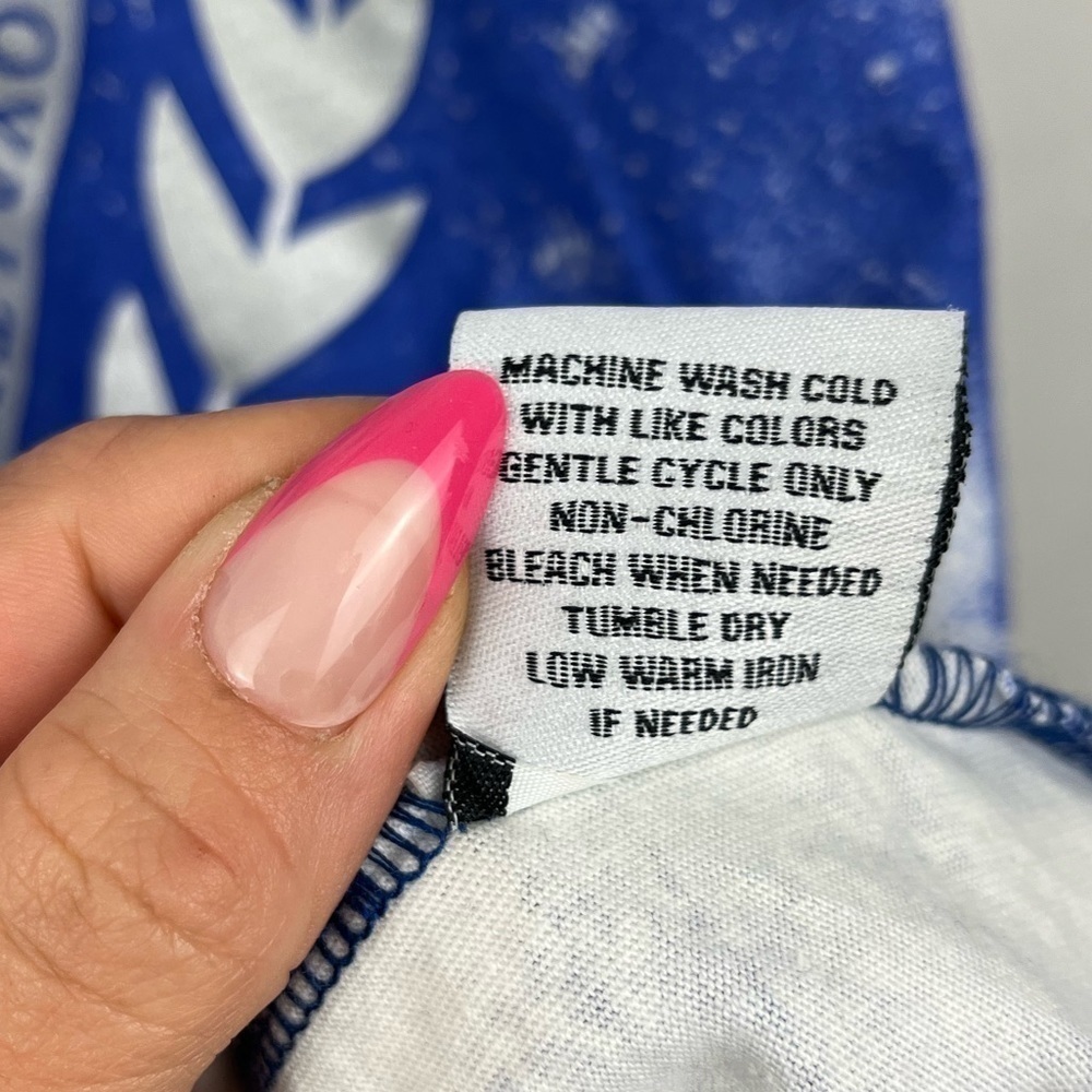 𝅺rise As 1ne Mens Short Sleeve Graphic Tee Blue White Cloud - Picture 11 of 11